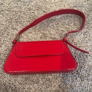 Zara red shoulder bag